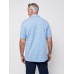 Cloud™ Stripe Short-Sleeve Polo - Sky Blue Stripe