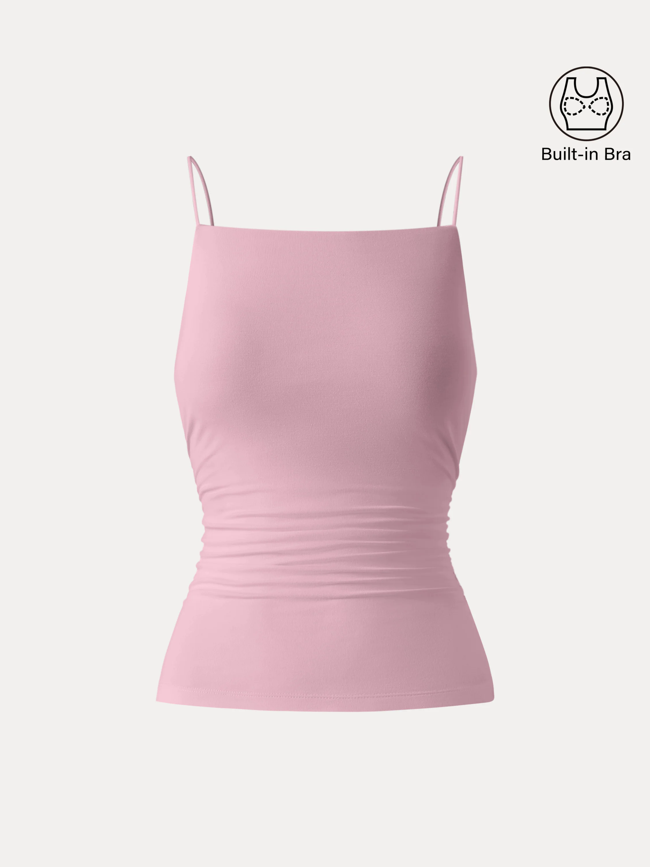 Ultrasoft Side Ruched Spaghetti Brami