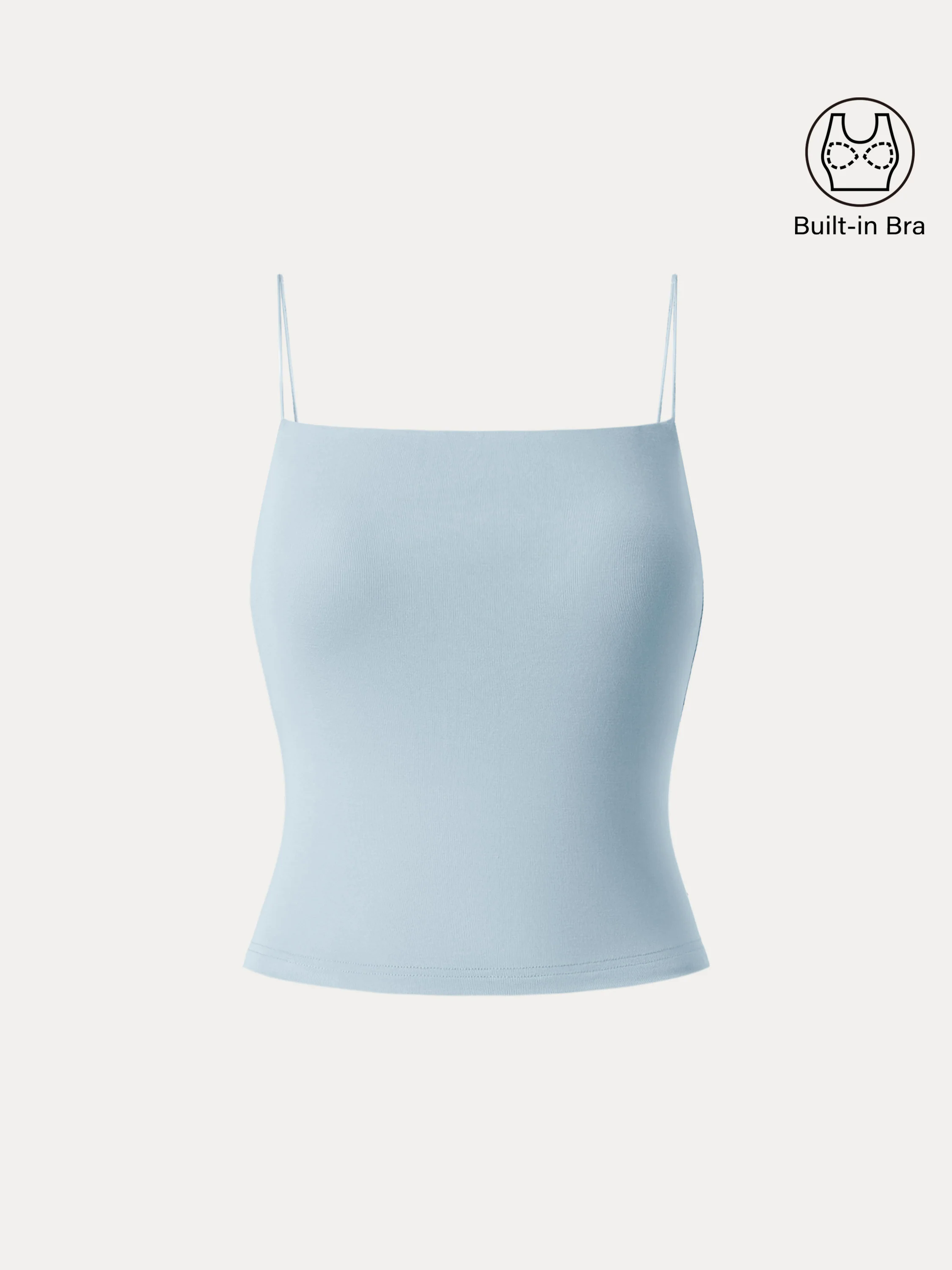 Essential Spaghetti Strap Cropped New Airy Brami