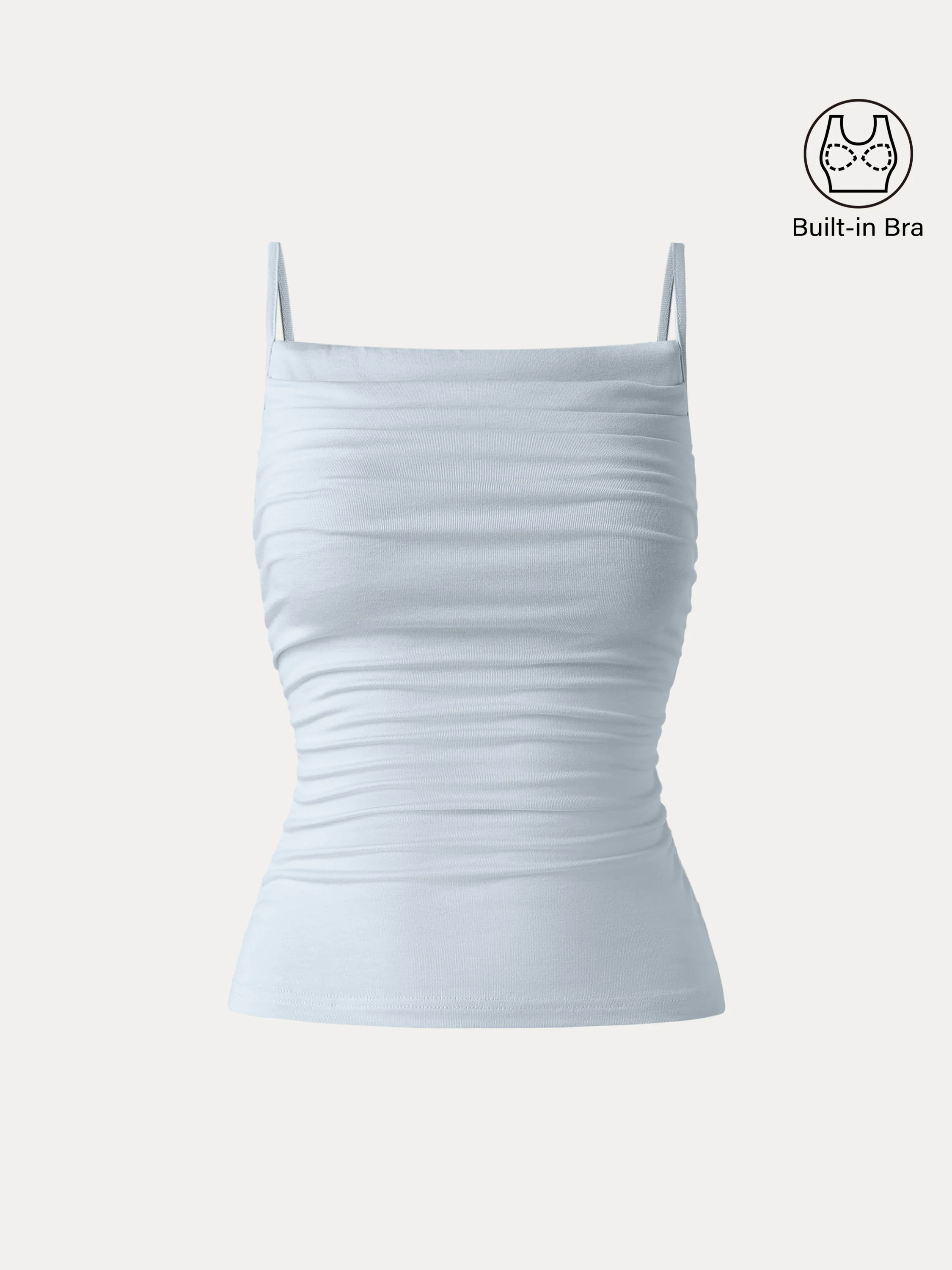 Adjustable Spaghetti Straps Side Ruched New Airy Brami