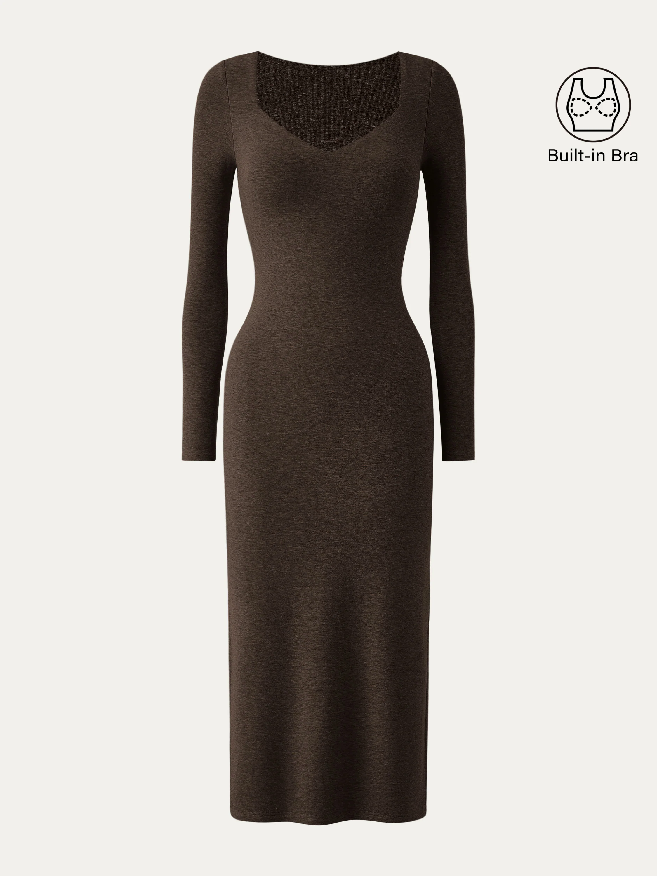 Sweetheart Neckline Midi Brami Dress