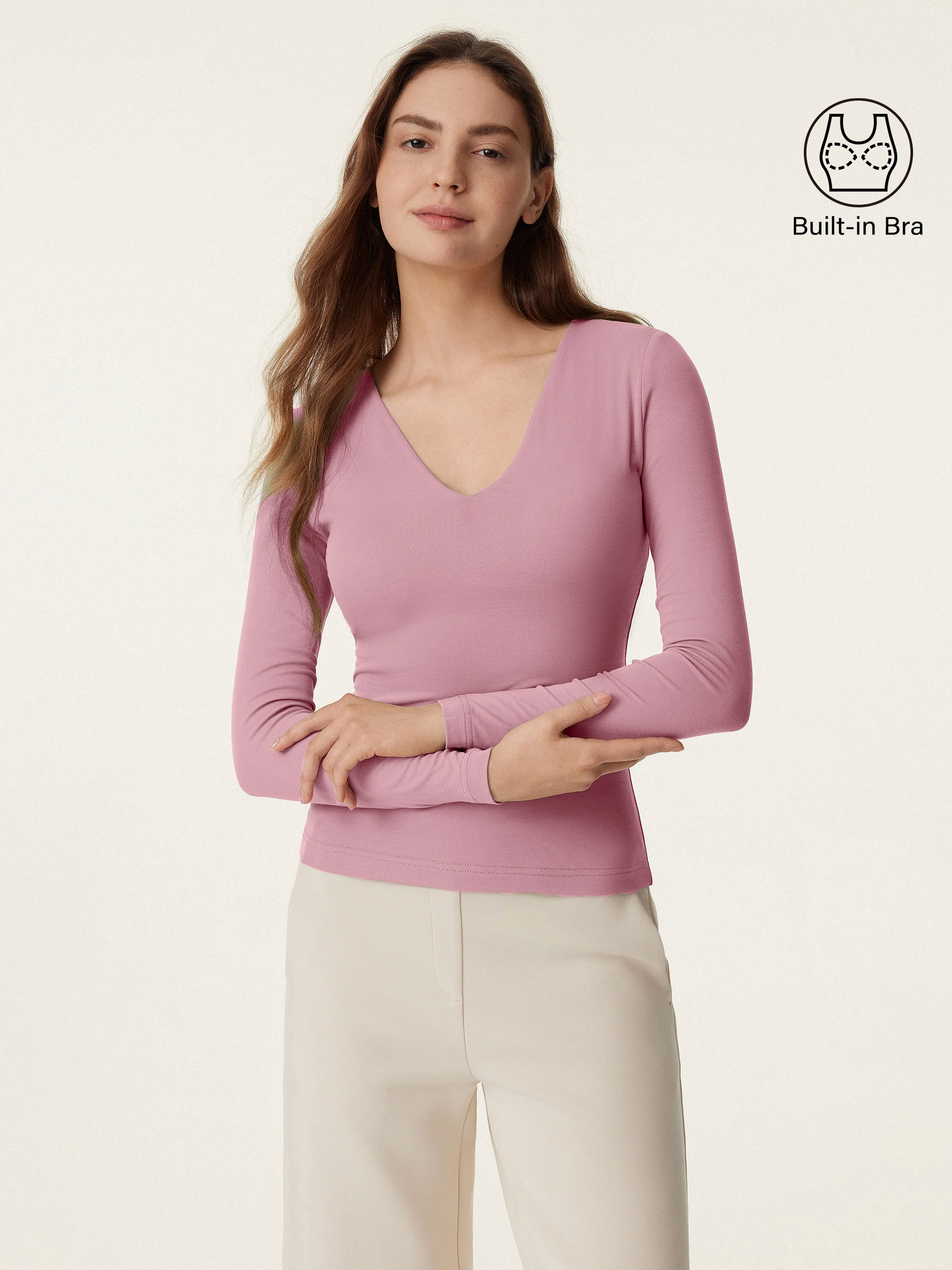 V-neck Long Sleeve New Airy Brami