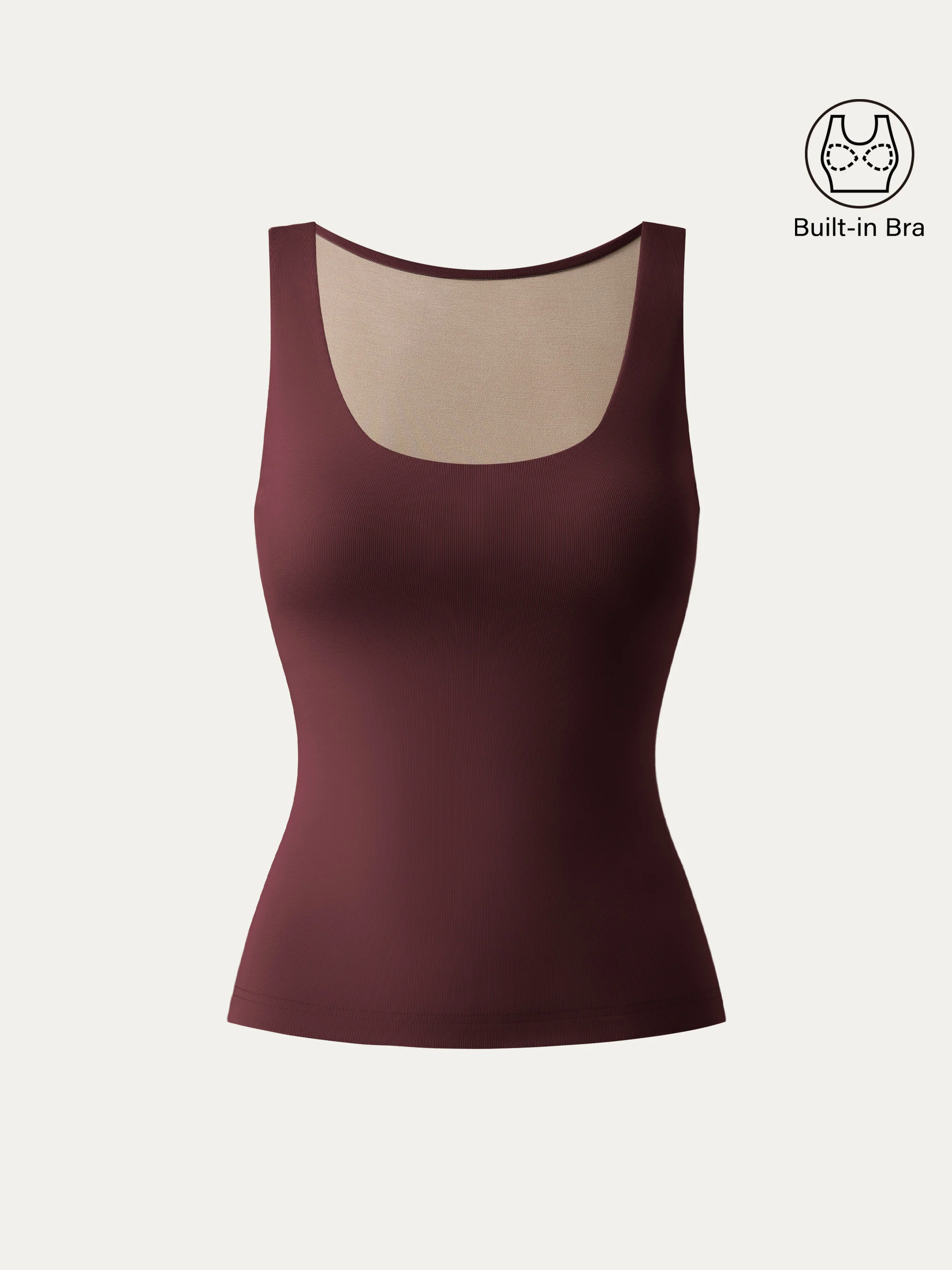 U-neck New Airy Brami Tank U-neck New Airy Brami Tank