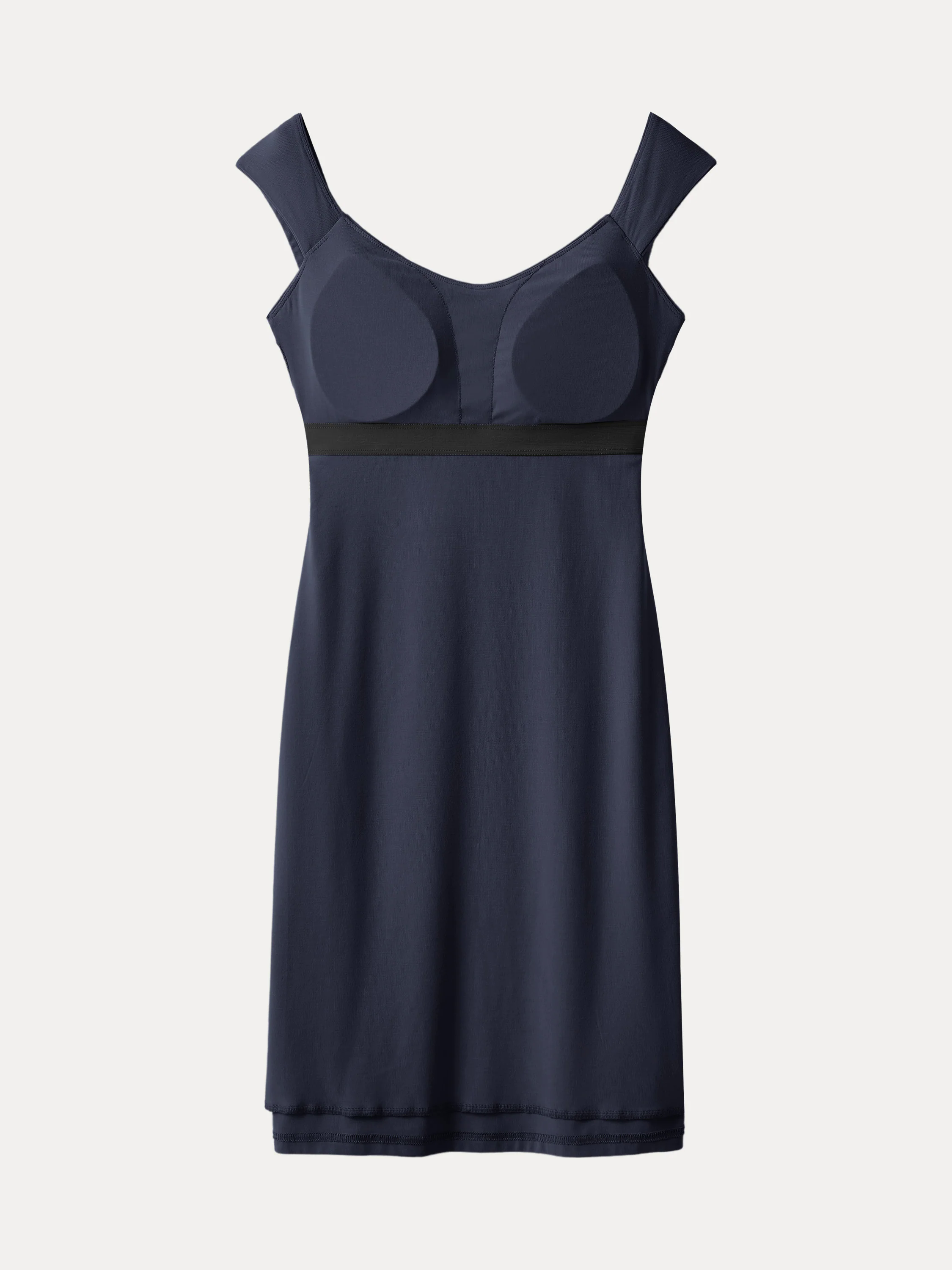 Diamond Neck Mini Lined Brami Dress