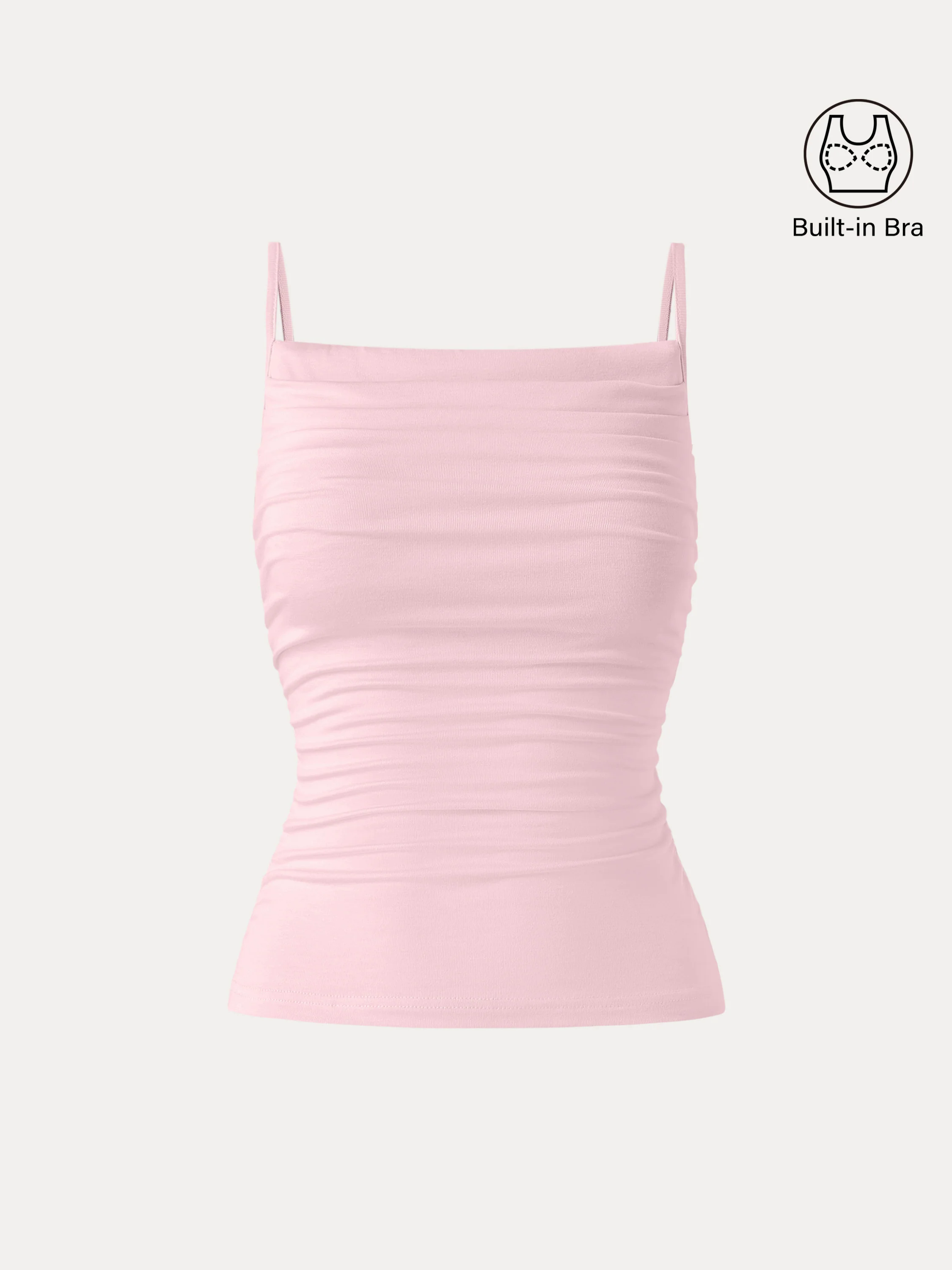 Adjustable Spaghetti Straps Side Ruched New Airy Brami