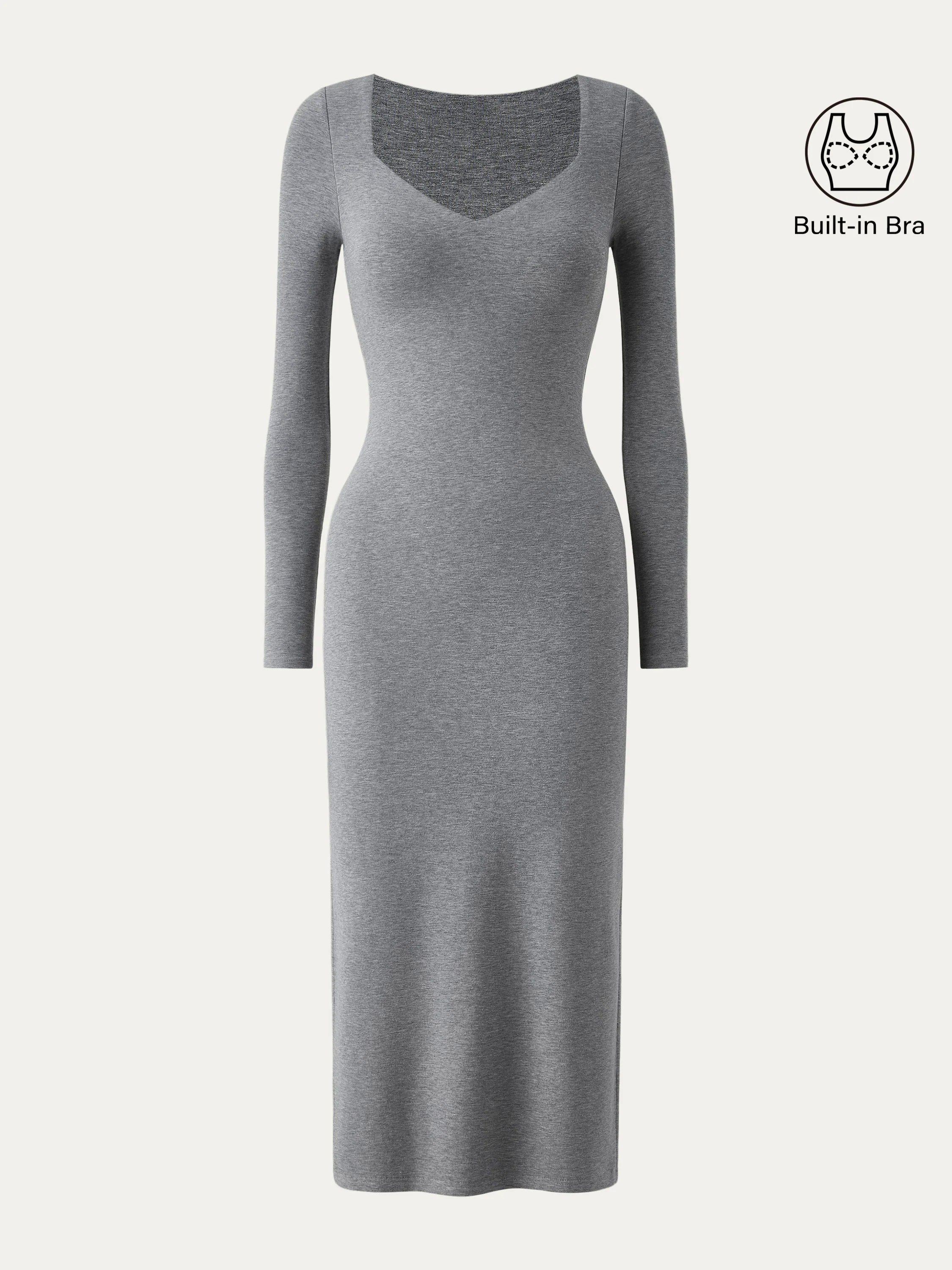 Sweetheart Neckline Midi Brami Dress