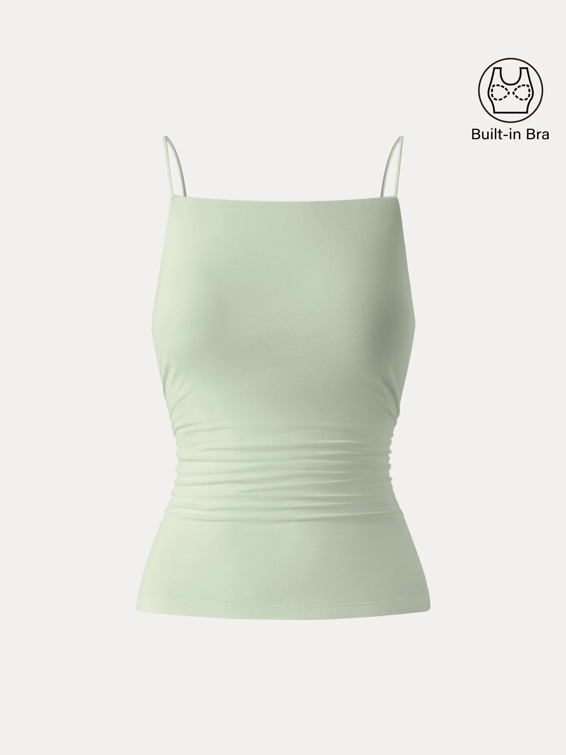 Ultrasoft Side Ruched Spaghetti Brami