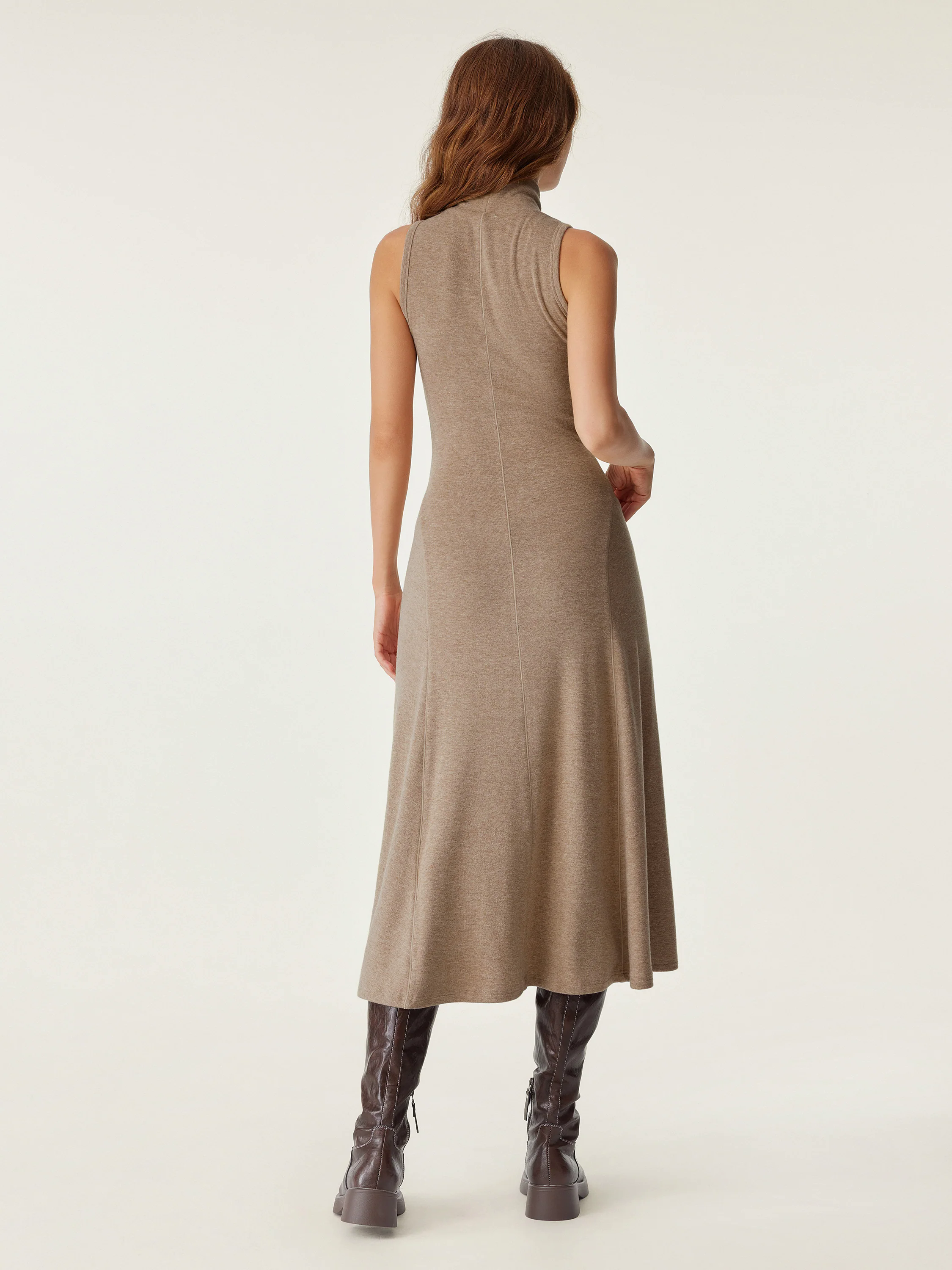 Mockneck Midi Tank Brami Dress