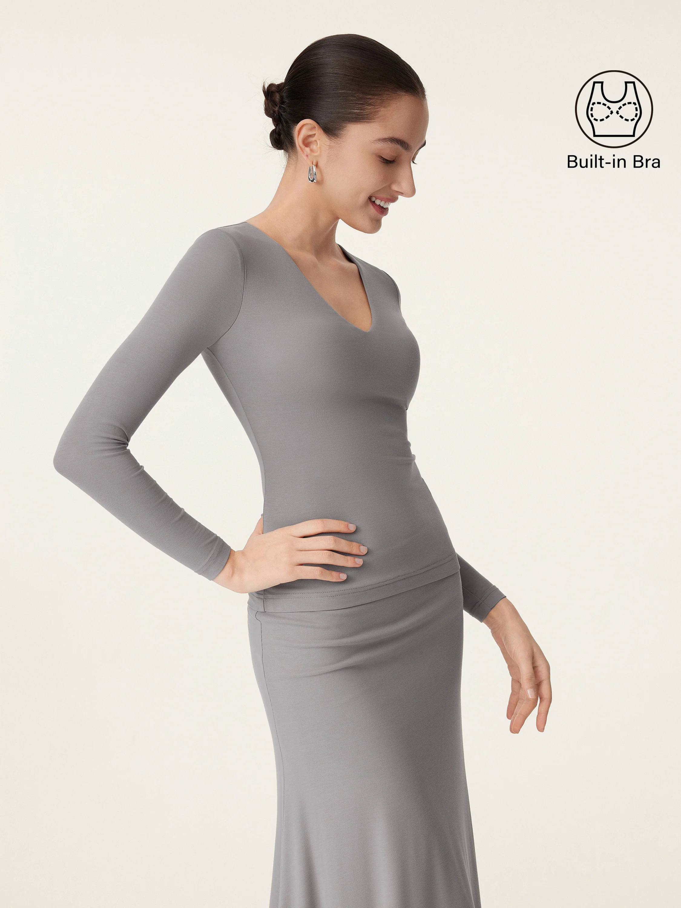 V-neck Long Sleeve New Airy Brami