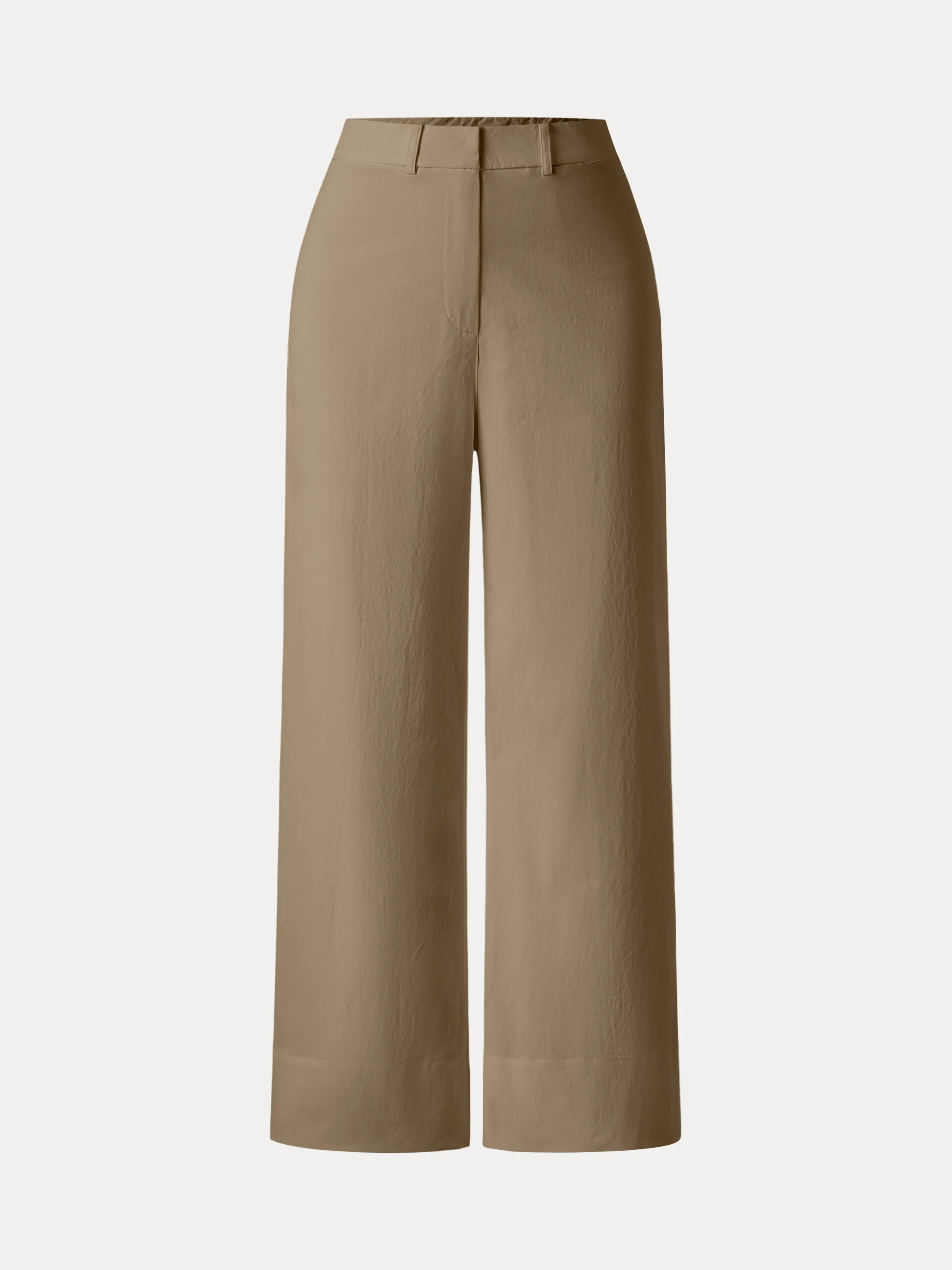 Non-sheer No-side-seam Wide Leg Trouser