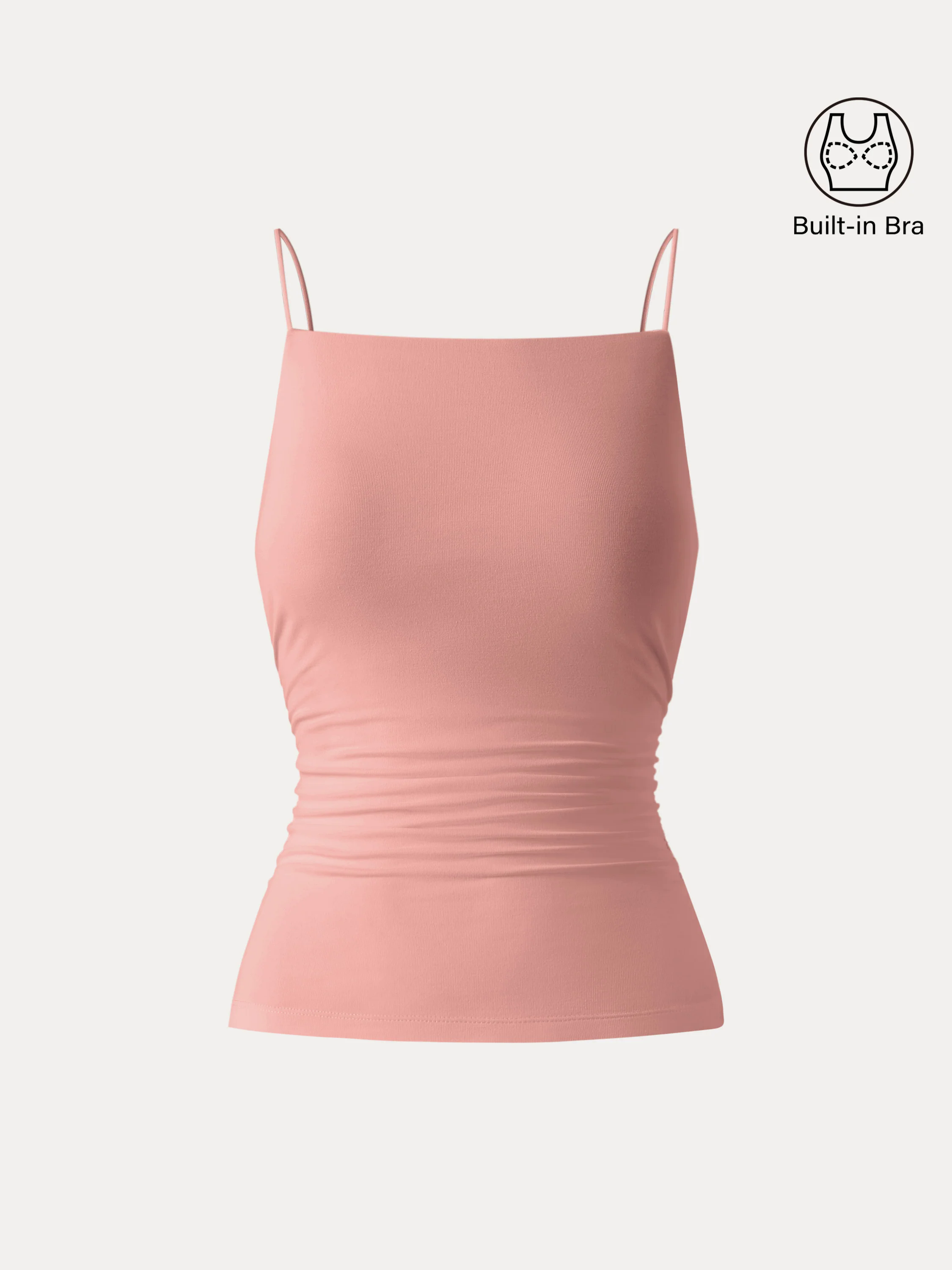 Ultrasoft Side Ruched Spaghetti Brami