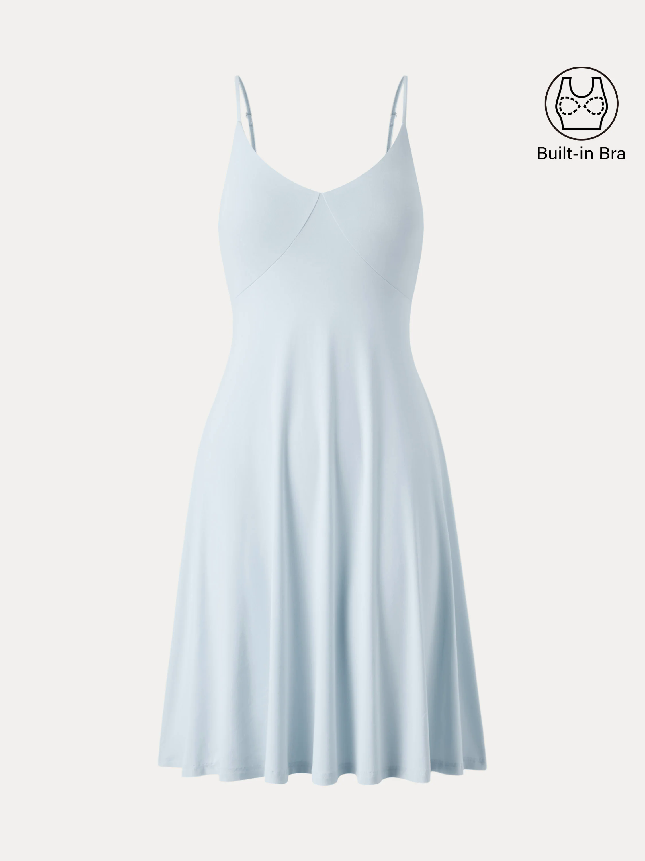 V-neck Mini Brami Sundress with Tieback