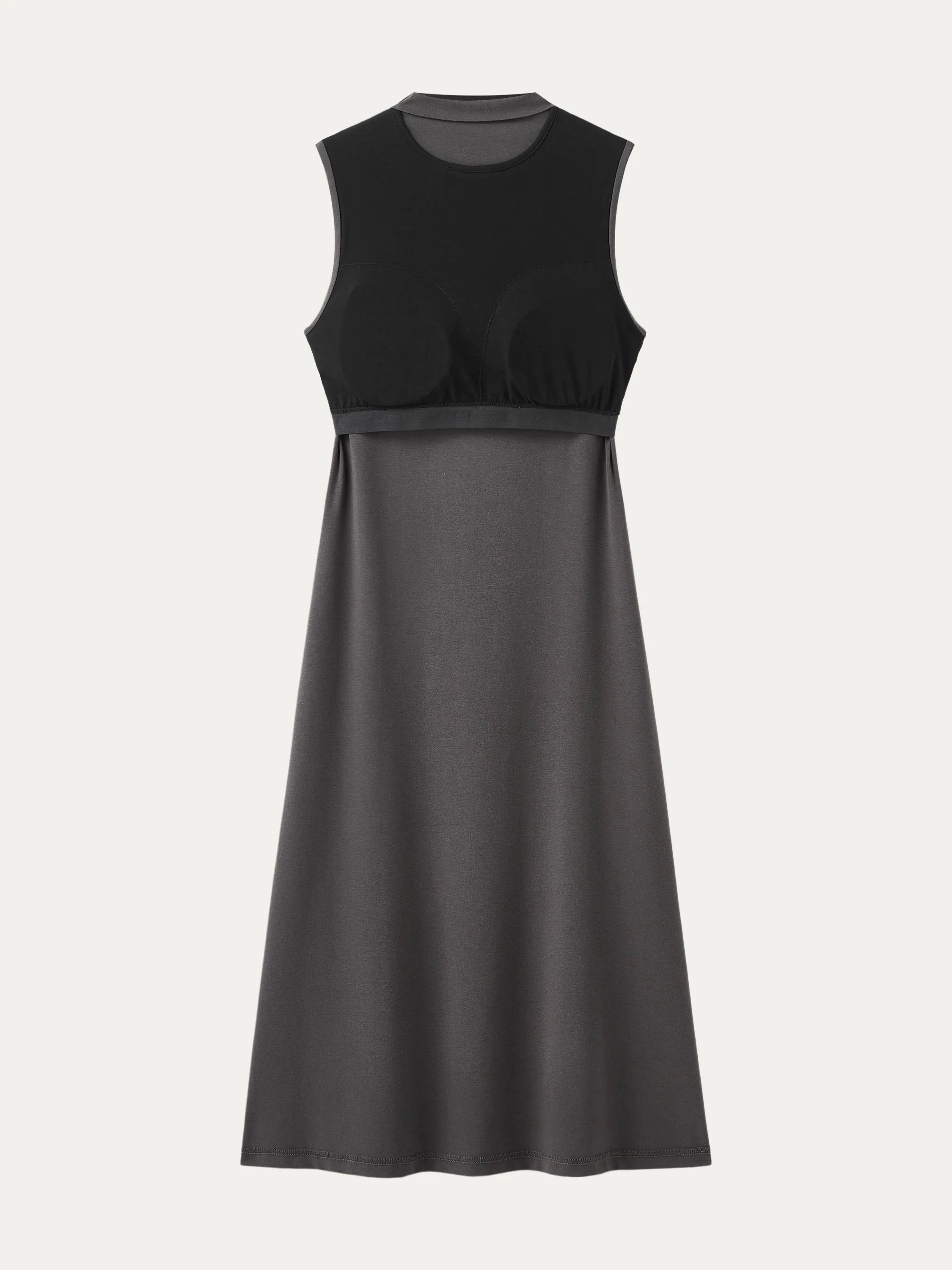 Everyday Mockneck New Airy Brami Midi Dress