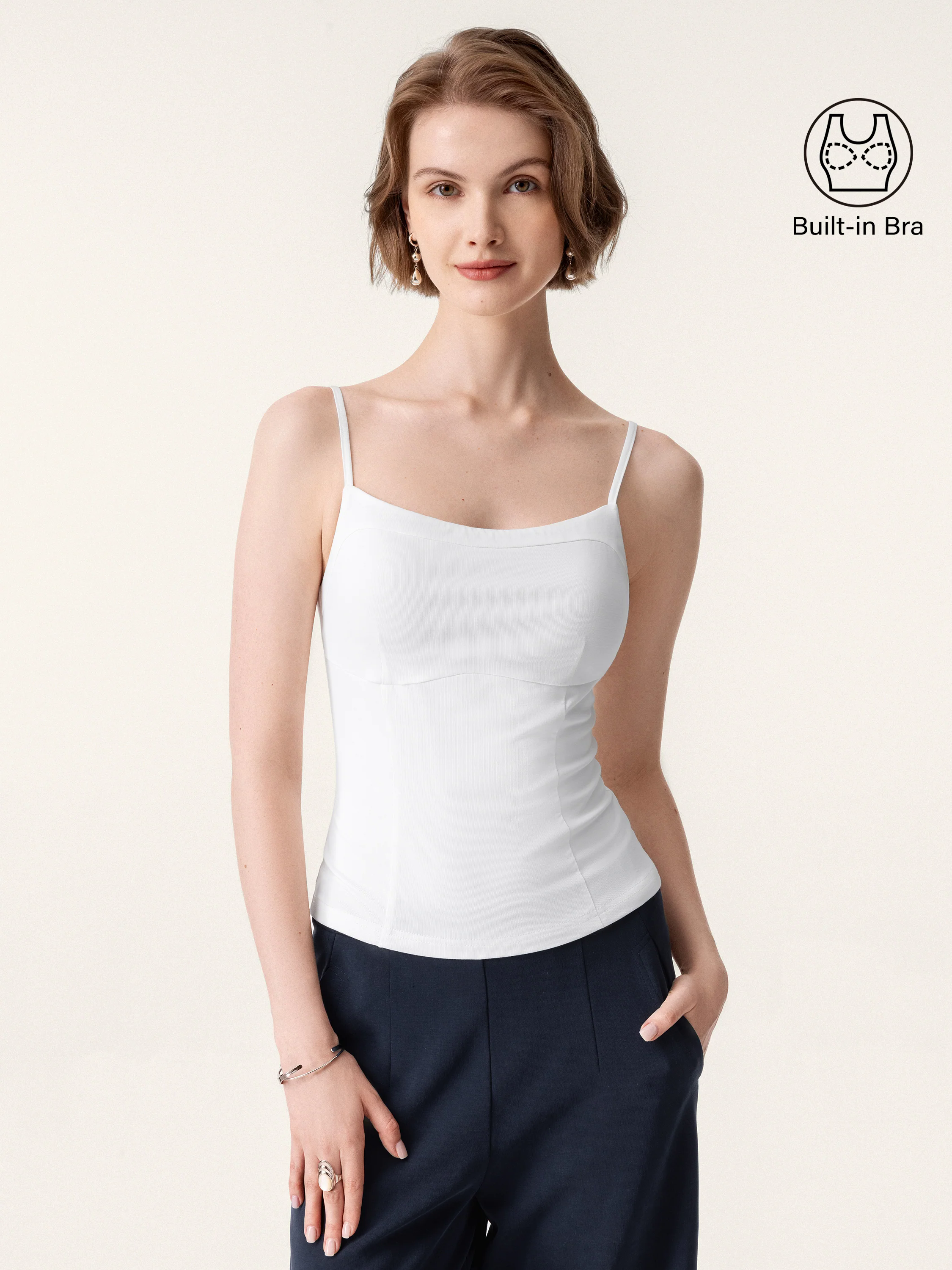 Ultrasoft Square Neck Speghetti Brami