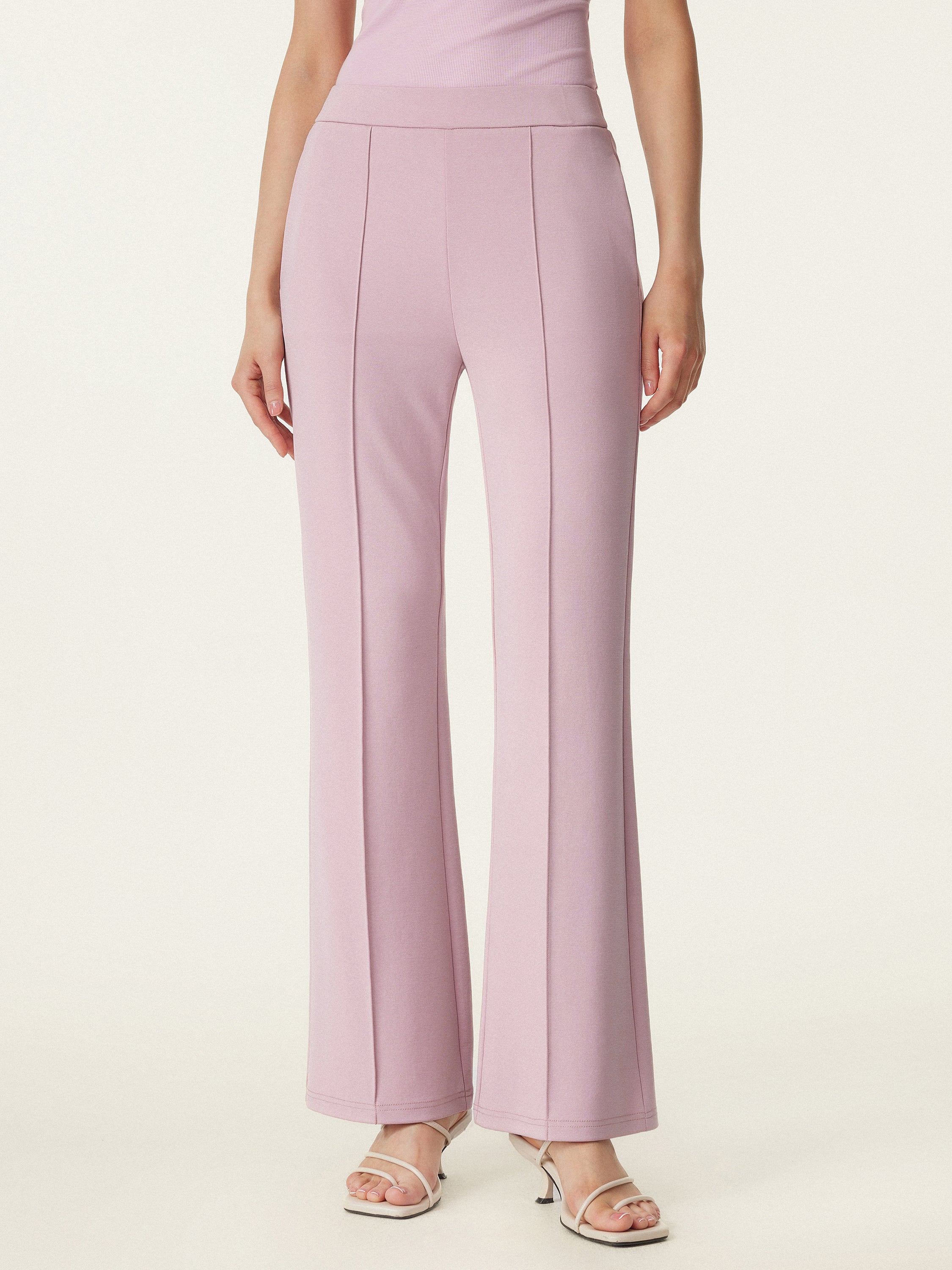 Mid Rise Pull-on Flare Pant