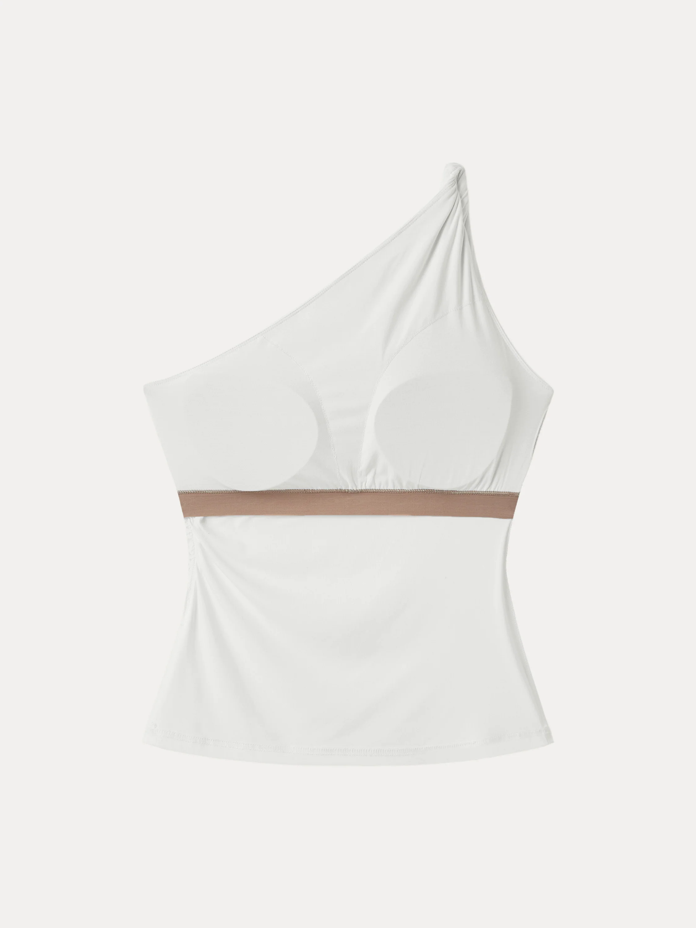 One Shoulder Twisted Brami Tank