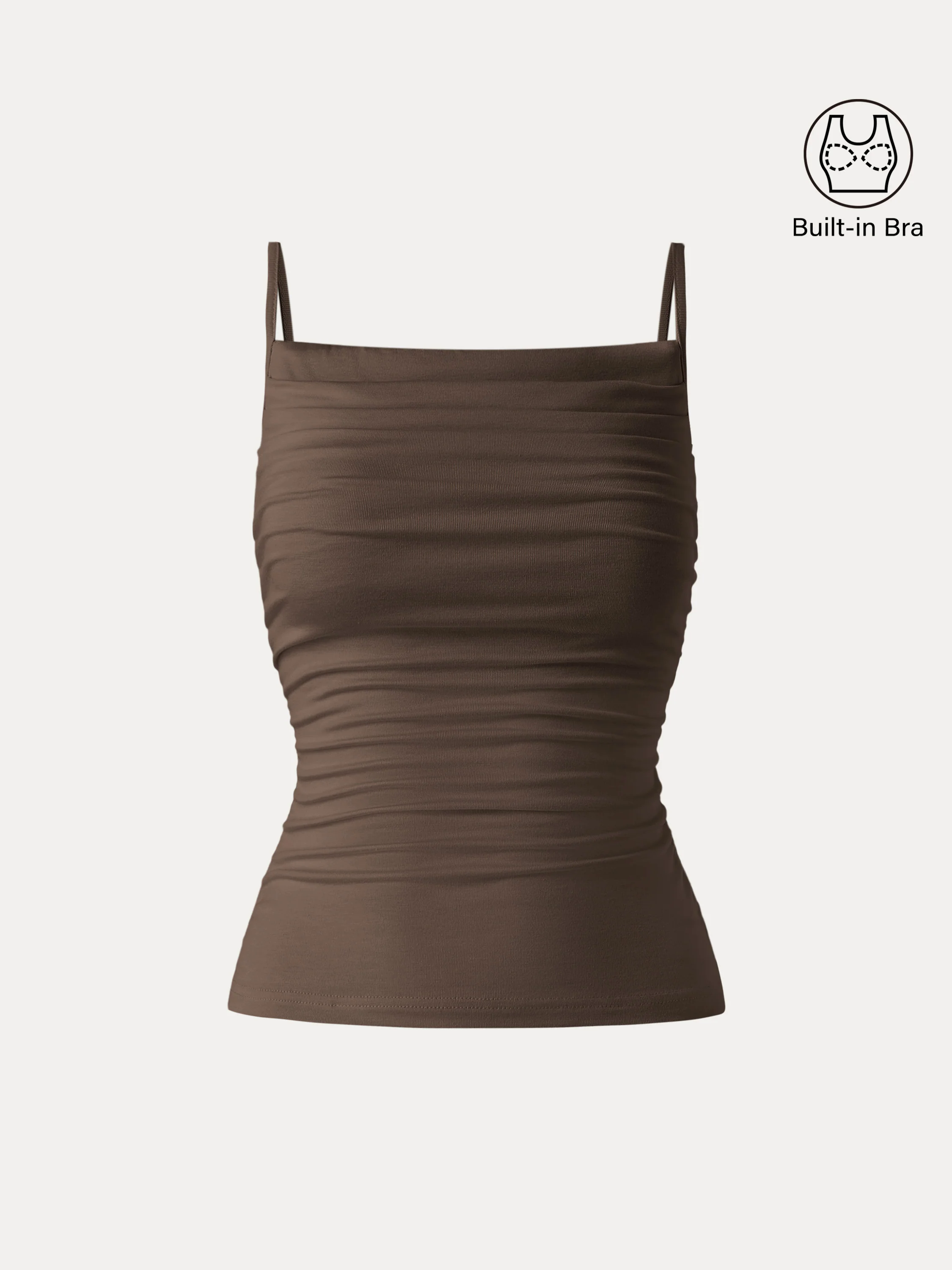 Adjustable Spaghetti Straps Side Ruched New Airy Brami