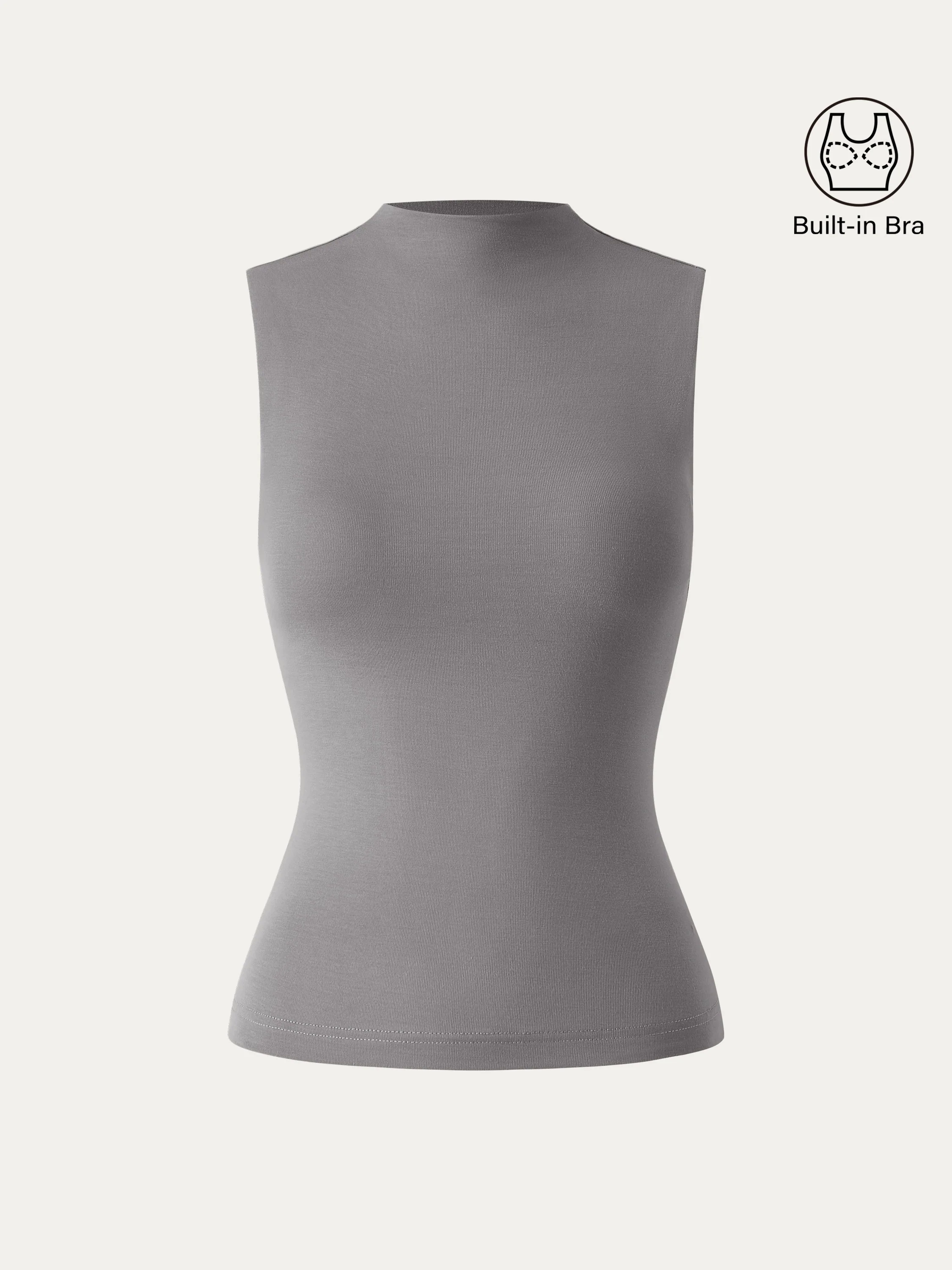 Mockneck New Airy Brami Tank