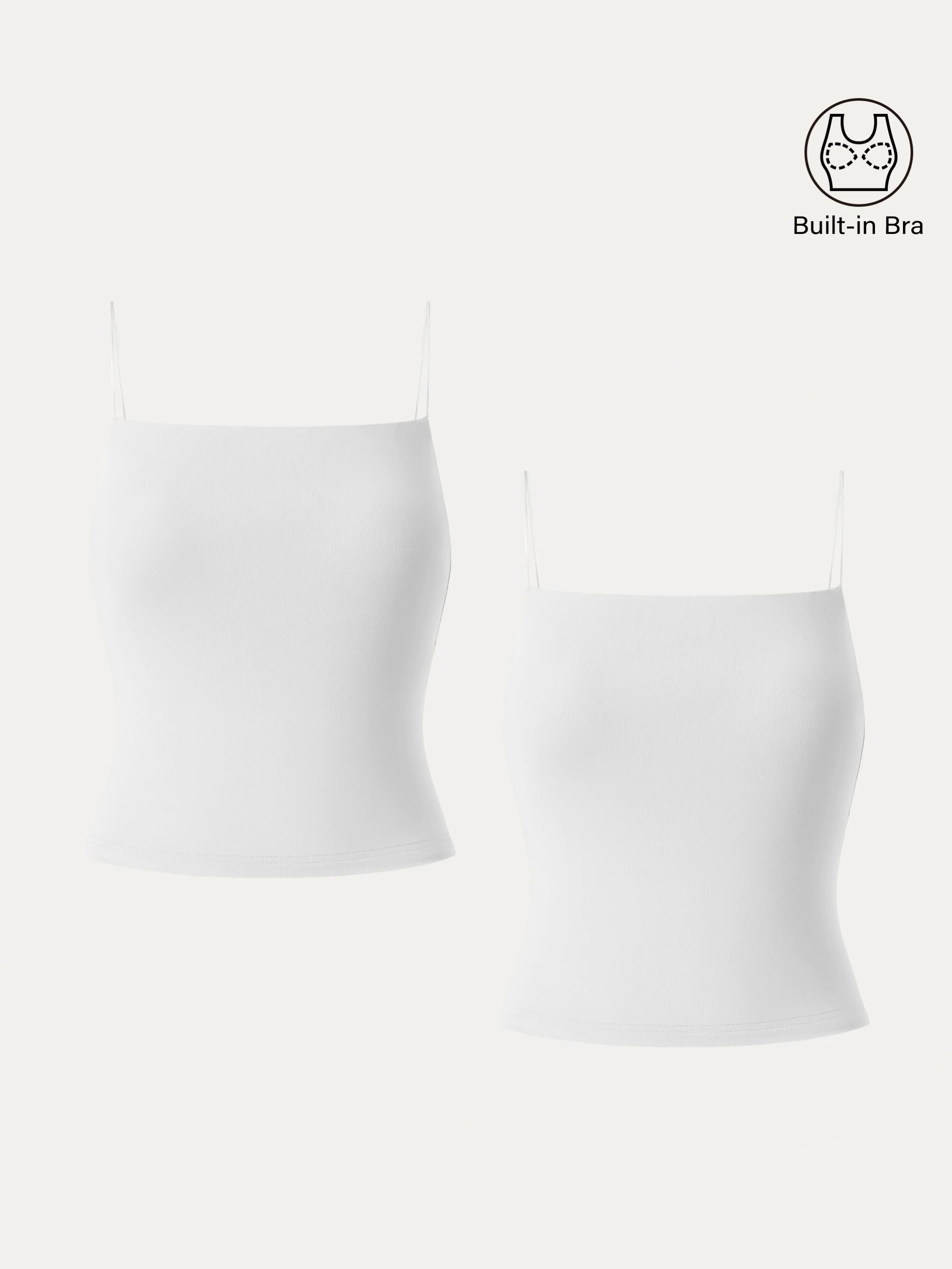 Essential Spaghetti Strap Cropped New Airy Brami